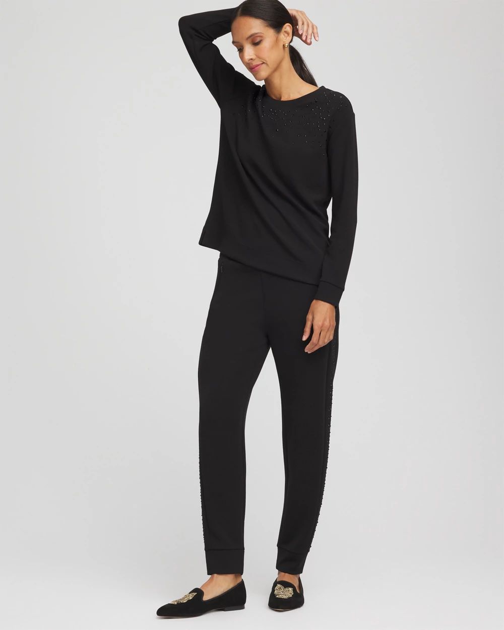 K♡ Zenergy® Rhinestone Pullover Top | Chico's